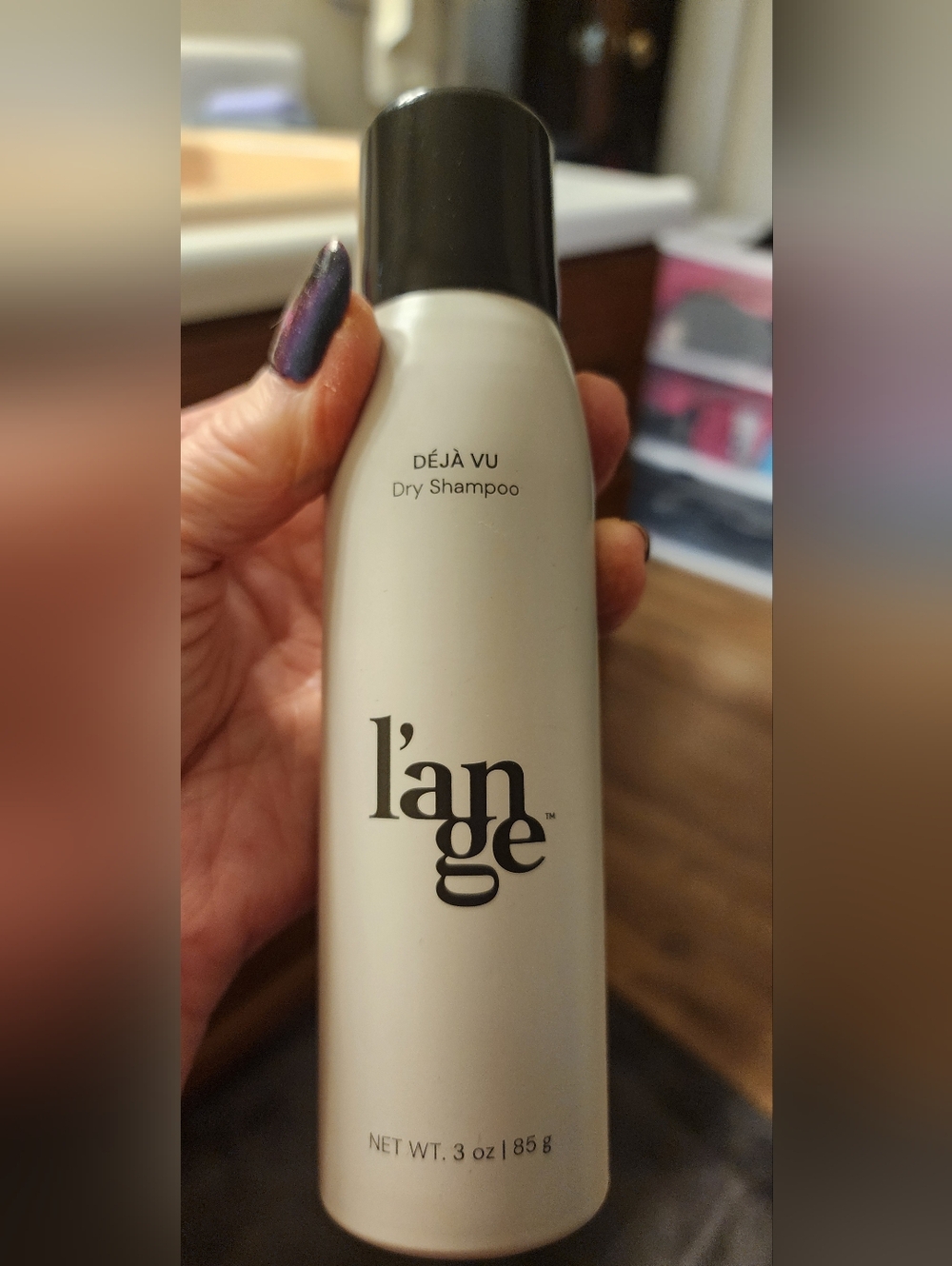 Lange Déjà Vu Dry Shampoo - White Bottle with Black Cap